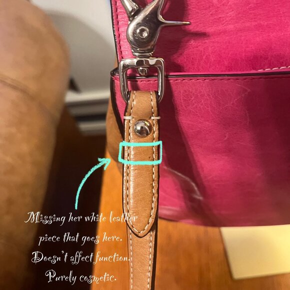 COACH Willis Leather Bag in Pink Colorblock w/ LTD. Edition Legacy Lining 19031 - Picture 13 of 16